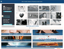 Tablet Screenshot of jewishpeabody.com